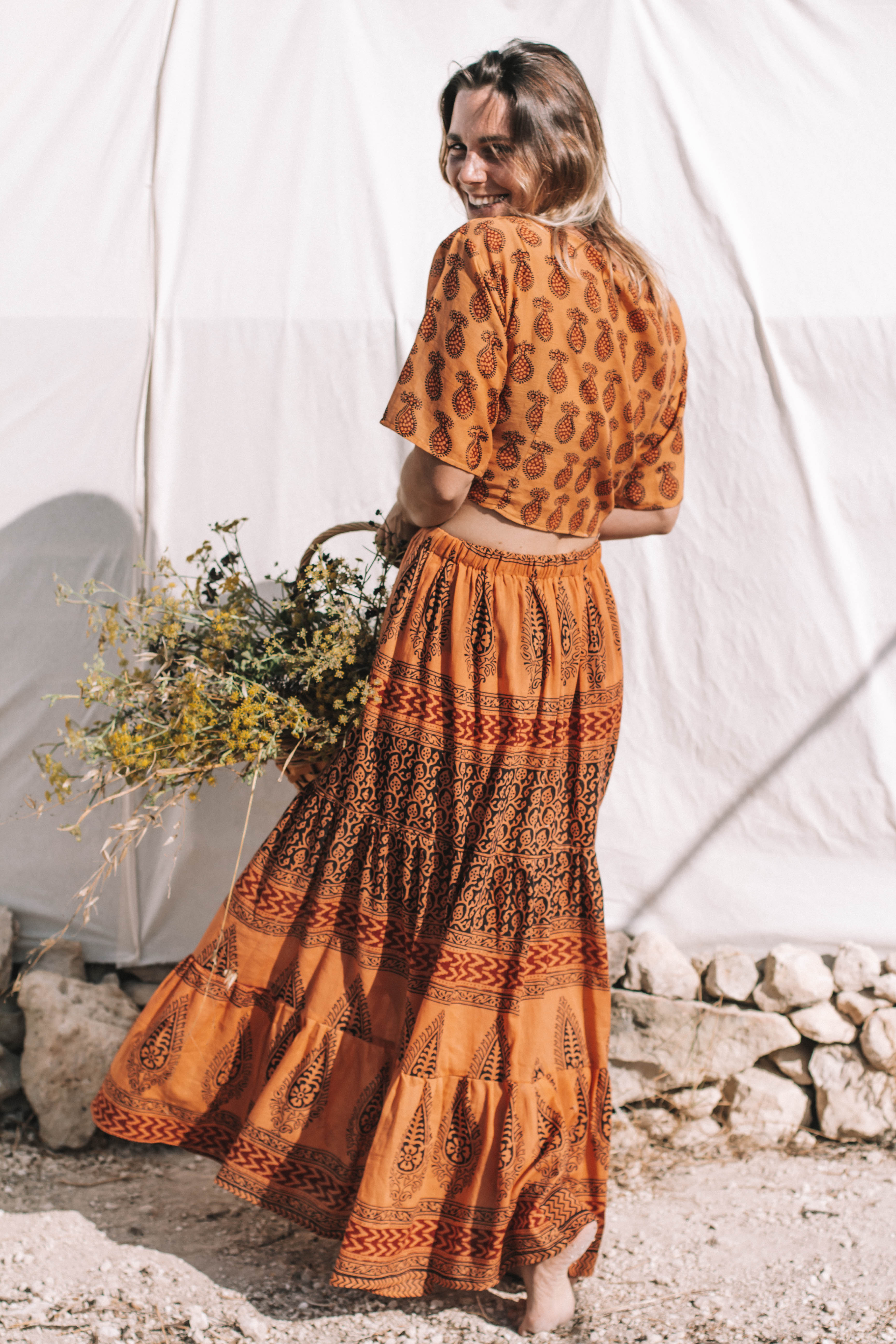 Anahita Skirt In Marigold