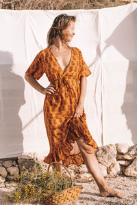 Tara Dress In Marigold