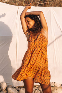 Binah Dress In Turmeric